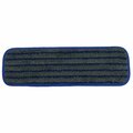 Monarch Brands Horizontal Stripe Scrubbing Mop 0, Blue/Gray, 120PK M400018-G/B-CS